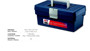 Imagen de CAJA HERRAMIENTAS PLASTICA AZUL