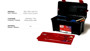 Imagen de CAJA HERRAMIENTAS PLASTICA NEGRA