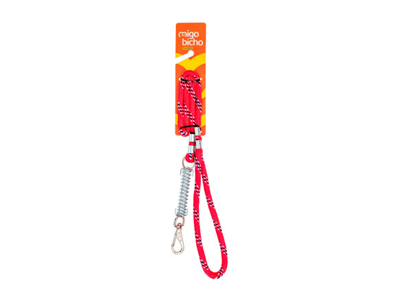 Imagen de CORREA P/PERRO 12MMX80CM CON AMORTIGUADOR