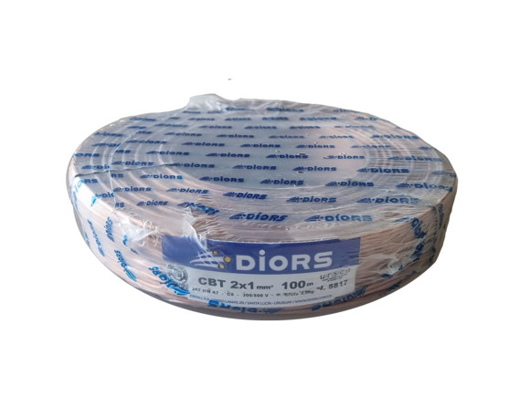 Imagen de ROLLO 100MTS CABLE 2X1 GEMELO CRISTAL