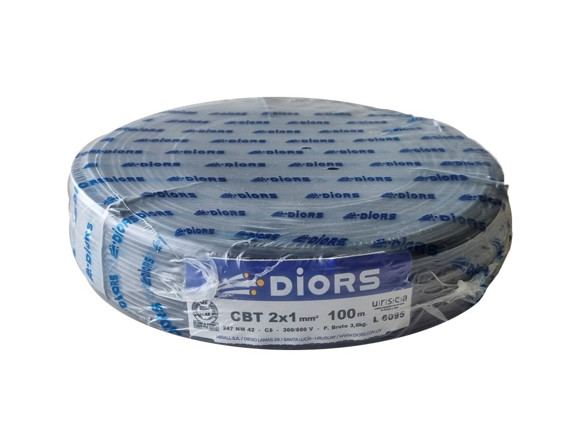 Imagen de ROLLO 100MTS CABLE 2X1 GEMELO NEGRO