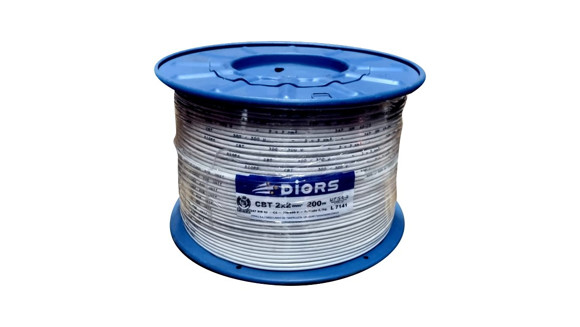 Imagen de BOBINA 200MTS CABLE 2X2 GEMELO BLANCO