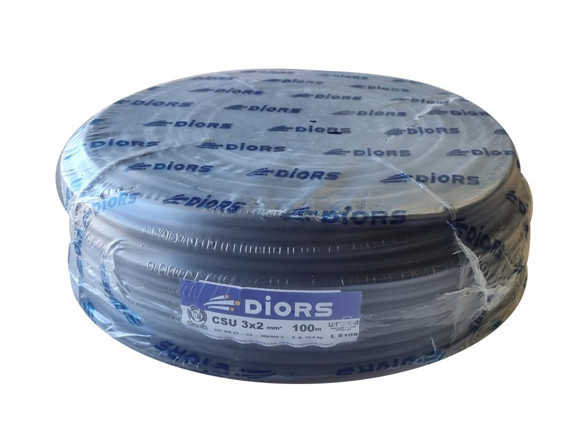 Imagen de ROLLO 100MTS CABLE 3X2 SIMILGOMA NEGRO