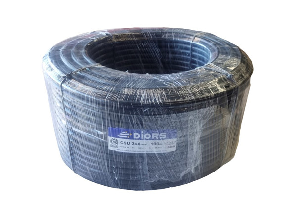 Imagen de ROLLO 100MTS CABLE 3X4 SIMILGOMA NEGRO