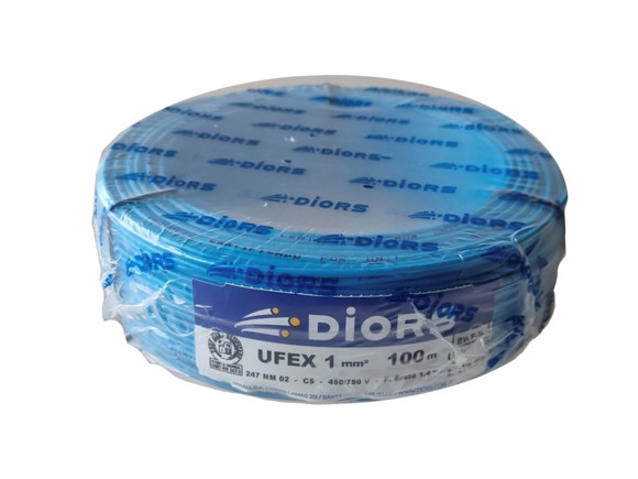 Imagen de ROLLO 100MTS CABLE 1MM AZUL UNIPOLAR