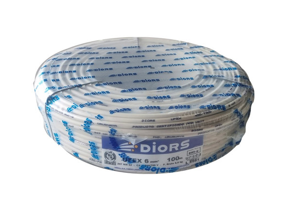 Imagen de ROLLO 100MTS CABLE 6MM BLANCO UNIPOLAR