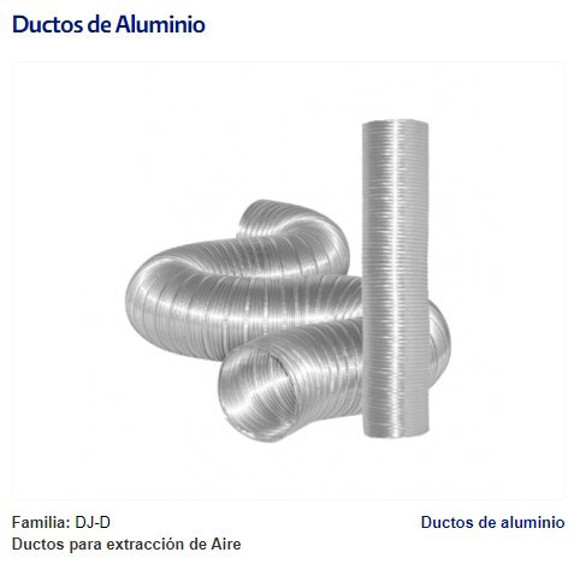 Imagen de DUCTO FLEXIBLE DE ALUMINIO 4"