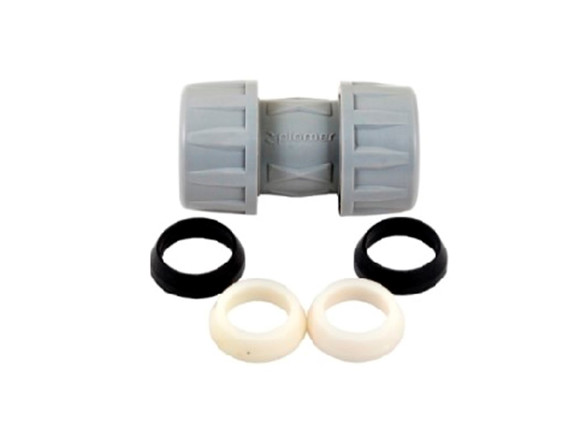 Imagen de 6 ACOPLES 25MM 1" UNION SELLADO P/REPARAR TUBERIAS GALV.