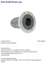 Imagen de CUELLO/BRIDA FLEXIBLE 4" 100MM EXTRA LARGO FIJACION PISO