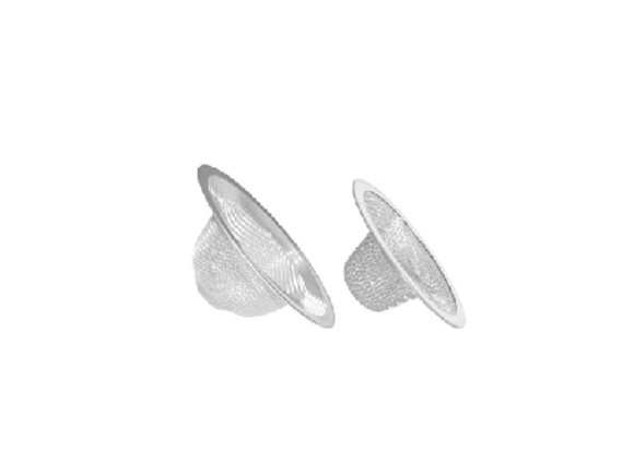 Imagen de 2 CANASTILLAS MALLA/COLADOR PILETA COCINA EN ACERO INOX.