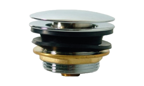 Imagen de TAPON DE METAL CROMADO PARA BAÑO