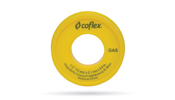 Imagen de CINTA DE TEFLON PARA GAS 1/2" 6,6 METROS