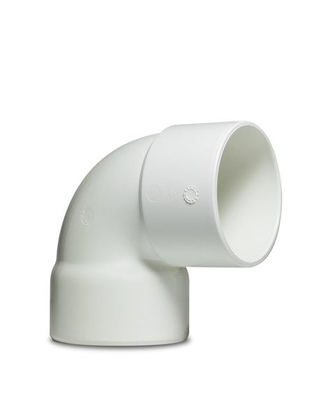 Imagen de CONEXION CODO 90° HH 63MM PVC CEMENTADO