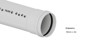 Imagen de CONEXION TUBO CLOACAL 50X3M PVC JUNTA ELASTICA