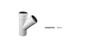 Imagen de RAMAL 45° M-H 50X50MM PVC JUNTA ELASTICA