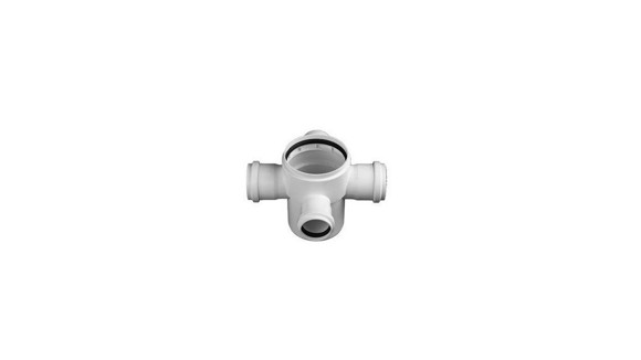 Imagen de BOCA ACCESO HORIZONTAL 110X63X(2X50)MM PVC JUNTA ELASTICA