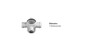 Imagen de BOCA ACCESO HORIZONTAL 110X63X(2X50)MM PVC JUNTA ELASTICA