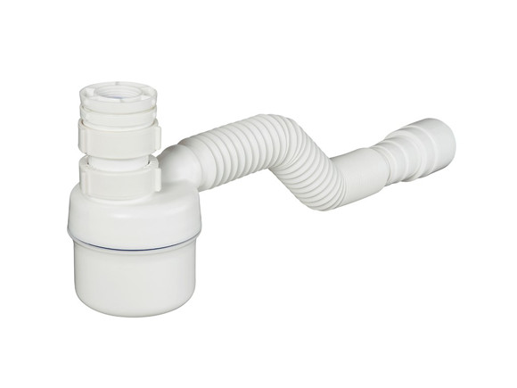 Imagen de SIFON AJUSTABLE VASO MULTIUSO BLANCO