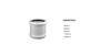 Imagen de CUPLA H-H 50MM PVC JUNTA ELASTICA