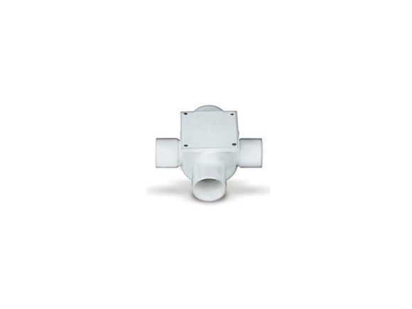 Imagen de CONEXION CODO 90°110X63MM C/3 ACOMETIDAS PVC CEMENTADO