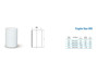 Imagen de CONEXION 110MM CUPLA LISA PVC CEMENTADO