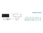 Imagen de CONEXION 110MM PVC CEMENTADO EMBUDO VERTICAL REJA PLASTICA