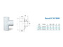 Imagen de CONEXION RAMAL 90° MH 63X63MM PVC CEMENTADO