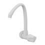 Imagen de CANILLA COCINA BLANCA PLASTICA ALTA DE PARED 1/2-3/4" ORBE