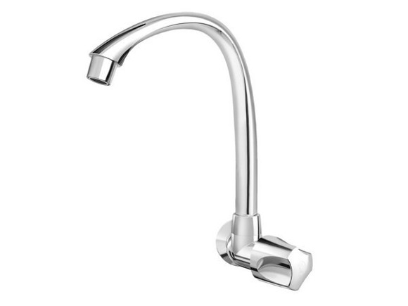 Imagen de CANILLA COCINA CROMADA PLASTICA ALTA P/PARED 1/2-3/4" ORBE