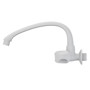 Imagen de CANILLA COCINA BLANCA PLASTICA BAJA DE PARED 1/2-3/4" ORBE
