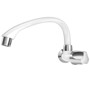 Imagen de CANILLA COCINA BCA/CROMO PLAST. BAJA P/PARED 1/2-3/4" ORBE