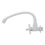 Imagen de CANILLA COCINA BLANCA PLASTICA BAJA P/PARED 1/2-3/4" CROSS
