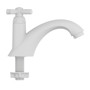 Imagen de CANILLA BAÑO BLANCA PLASTICA BAJA DE MESA 1/2" CROSS
