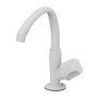 Imagen de CANILLA BAÑO BLANCA PLASTICA ALTA DE MESA 1/2" ORBE
