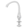 Imagen de CANILLA BAÑO BLANCA PLASTICA ALTA DE MESA 1/2" ORBE