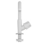 Imagen de CANILLA BAÑO BLANCA PLASTICA ALTA DE MESA 1/2" ORBE