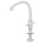 Imagen de CANILLA BAÑO BLANCA PLASTICA ALTA DE MESA 1/2" CROSS