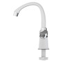 Imagen de CANILLA ALTA BOTON BAÑO PLASTICA MESA "PUSH" 1/2" CROSS