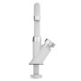 Imagen de CANILLA ALTA BOTON BAÑO PLASTICA MESA "PUSH" 1/2" CROSS