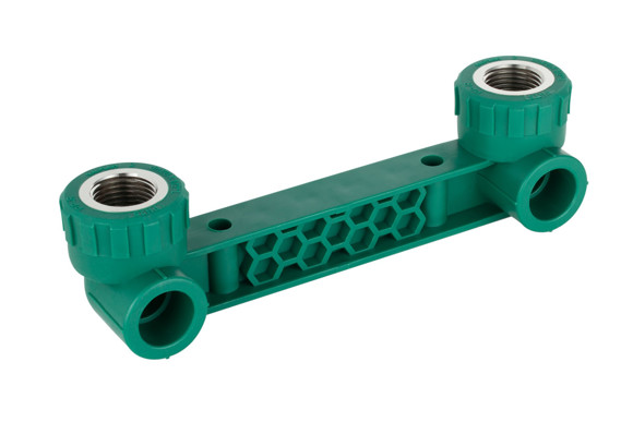 Imagen de CODO DOBLE A 90° 20MMX1/2" C/ROSCA HEMBRA FUSION KALIPLAST