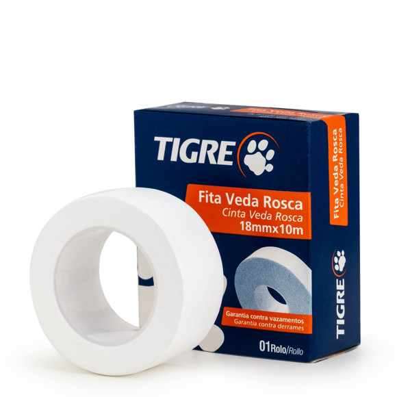 Imagen de CINTA SELLA ROSCAS DE TEFLON PARA AGUA 3/4" 18MMX10MTS