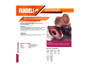 Imagen de RUEDA FLAP CON BRIDA METALICA 152X25X25MM GRANO 150