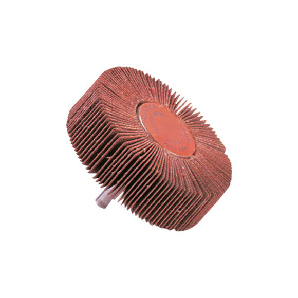 Imagen de RUEDA FLAP CON VASTAGO 25X25X6,4MM GRANO 80