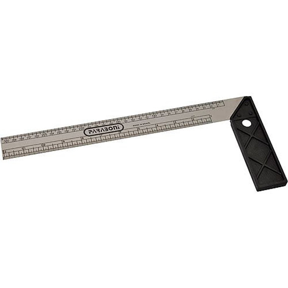 Imagen de ESCUADRA 12" (346MM) DE ACERO SUAVE-MANGO PLASTICO