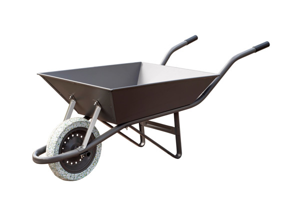 Imagen de CARRETILLA CHAPA 200KG 55LTS RUEDA 70MM MACIZA-ARO CHAPA
