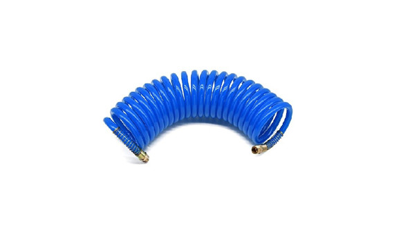 Imagen de MANGUERA TIPO ESPIRAL P/AIRE 7MTS CONEXION ROSCA BSPT 1/4"