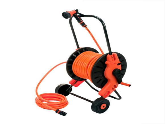 Imagen de CARRO DE JARDIN CON 25MTS DE MANGUERA DE 1/2" Y ACCESORIOS