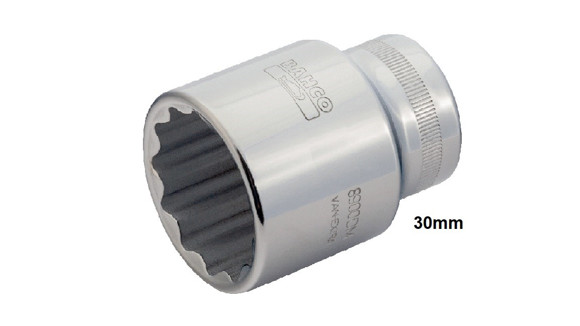 Imagen de DADO ESTRIADO  ENCASTRE DE 3/4 DE 30MM (SH30)