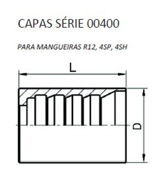 Imagen de CAMISA R12 4 Y 6 MALLAS 1.1/4" 20 L67,5 D57 NO PELA CAÑO