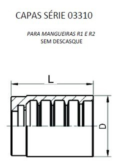 Imagen de CAMISA R1,R2 1 Y 2 MALLAS 1/2" 08 D34 L29,9 NO PELA CAÑO